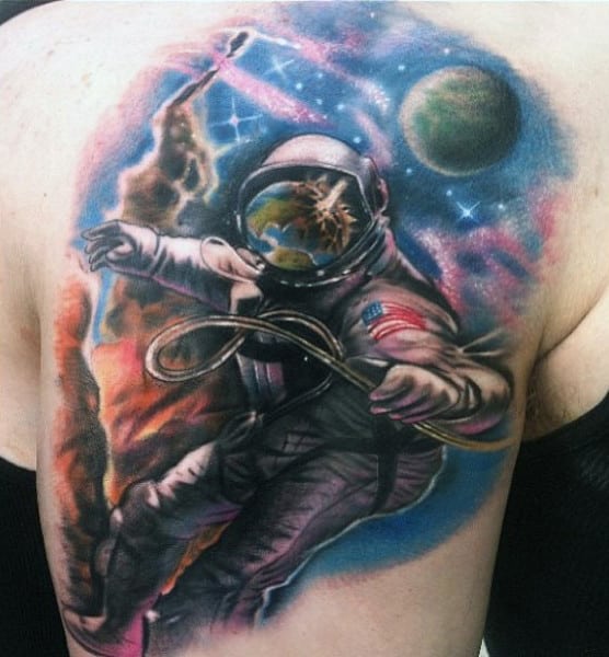 Fab Astro In Cosmos Tattoo Mens Arms