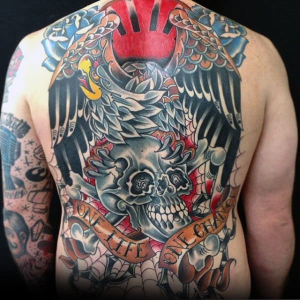 Fabulous Manly Tattoo Male Full Back