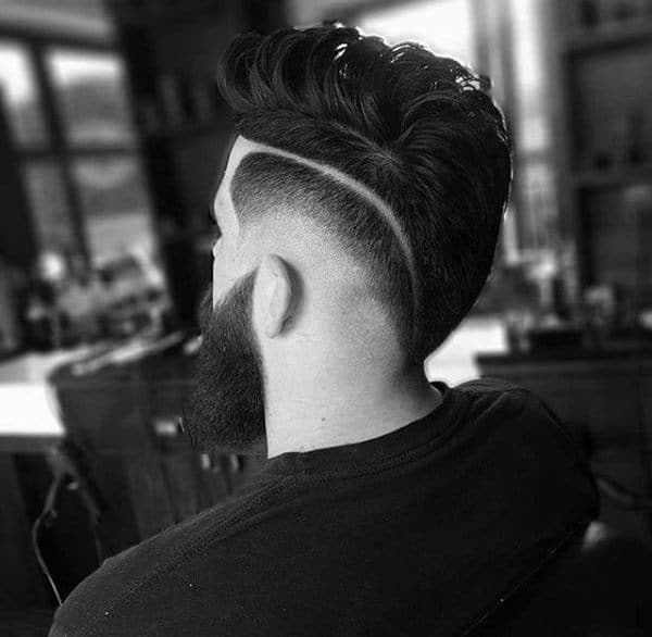 Fade Sides Hair Styles Men Medium