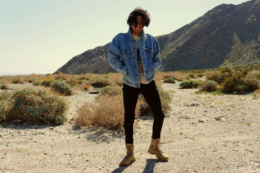 Faded Blue Denim Mens Style