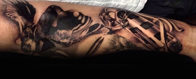 Falcon Tattoo Designs For Men