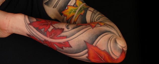 Fall Tattoos For Men