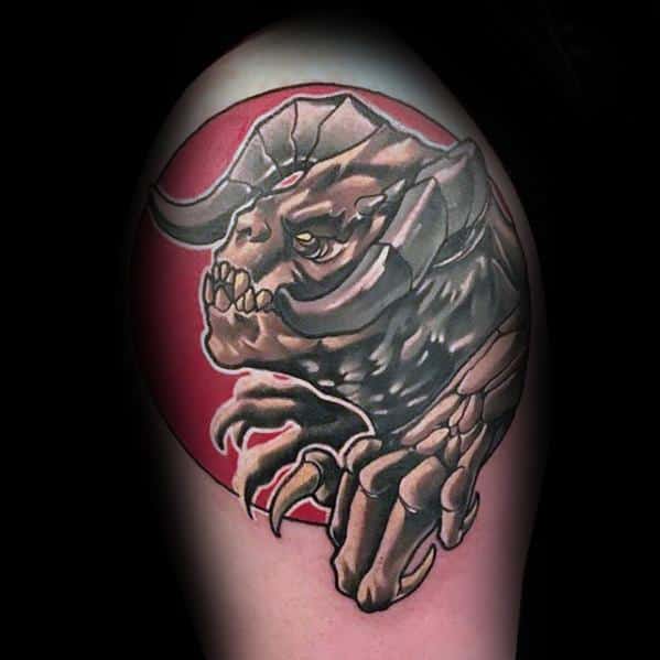 Fallout Mens Tattoos On Upper Arm