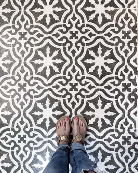 Fancy Painted Floor Idea Inspiration