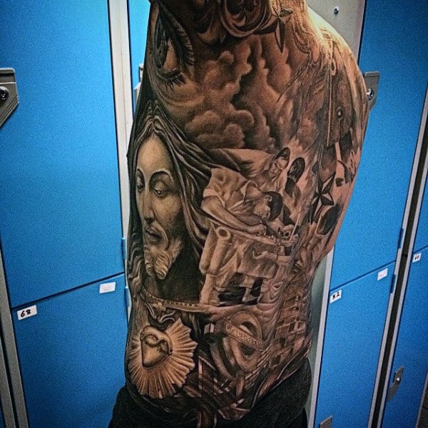 Fantastic Tattoo Male Armpit