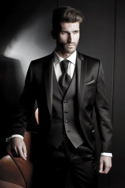 Fashion Mens Black Suits Formal Looks