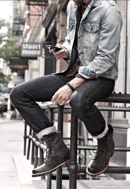 Fashion Mens How To Wear Boots Outfits