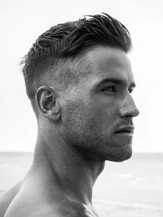 Fashionable Guys Short Hairstyle Thick Hair