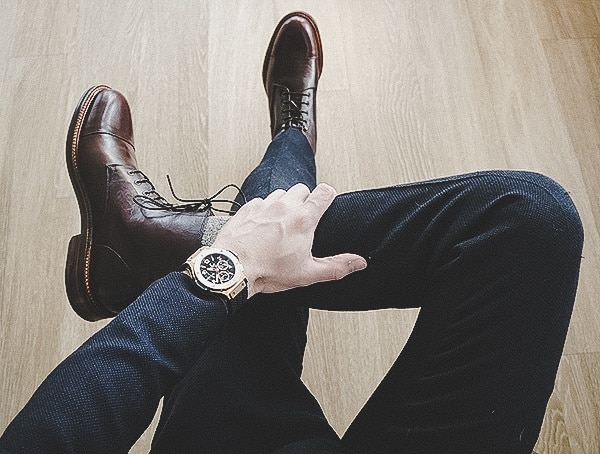 Fashionable Luxury Mens Leather Boots Beckett Simonon Dowler Cap Toe