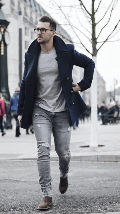 Fashionable Male Winter Outfits Styles