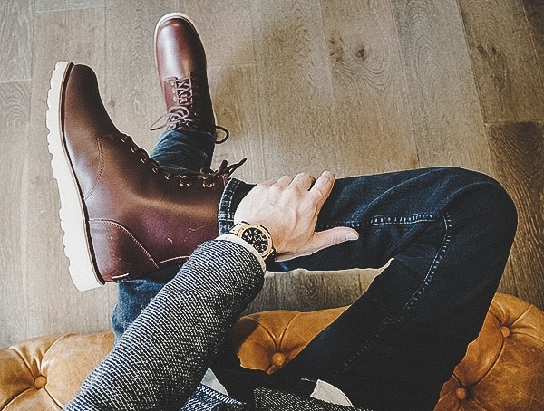 Fashionable Waterproof Leather Cordovan Mens Ugg Hannen Tl Boots