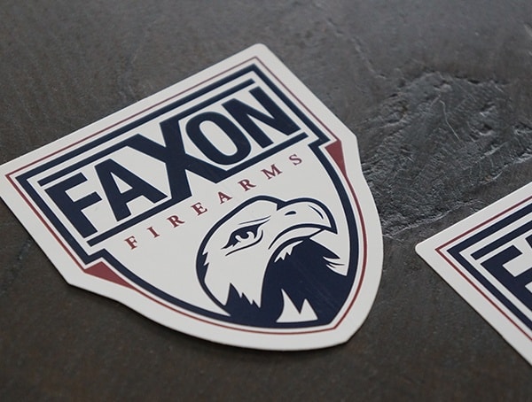 Faxon Firearms Included Stickers With Barrel