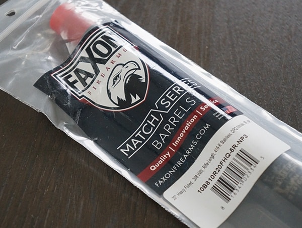 Faxon Firearms Match Series 20 Inch Heavy Fluted 308 Win 416 R 5 R Nitride Nickel Teflon Extension Barrel