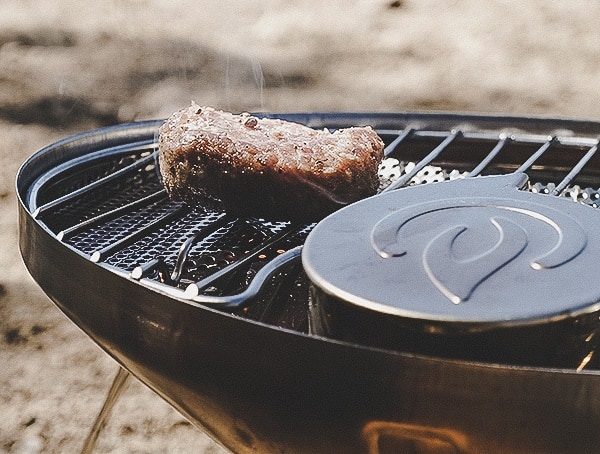 Field Test Cooked Sausage On Biolite Energy Campstove 2