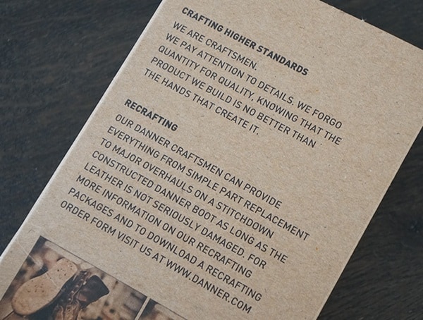 Filson X Danner Grouse Boots Craftmanship Details