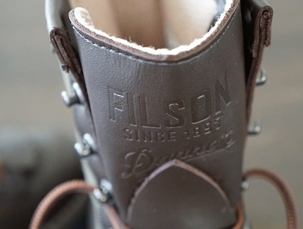 Filson X Danner Tounge Embossed Leather Detail Mens Grouse Boots