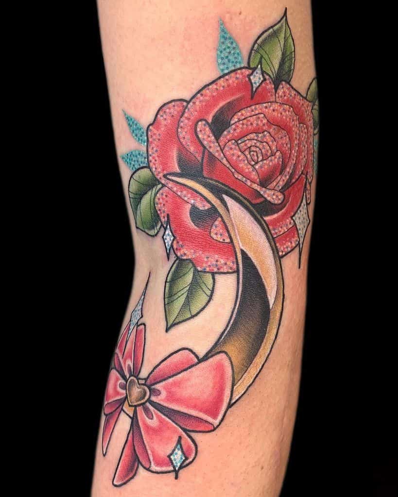 Fine Color Sailor Moon Tattoo