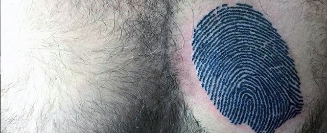 Fingerprint Tattoos For Men