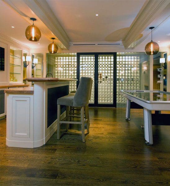 basement wet bar counter