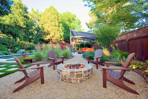 above ground brick firepit