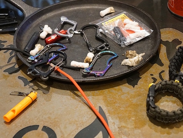 Firebiner And Paracord Display