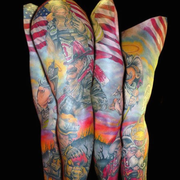 Firefighter Memorial Tattoos For Men