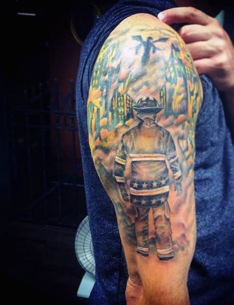 Firefighter Sayings Tattoos For Gentlemen