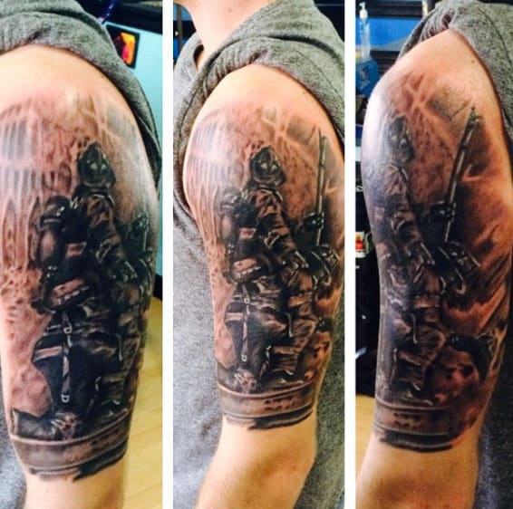 Firefighters Tattoo For Men