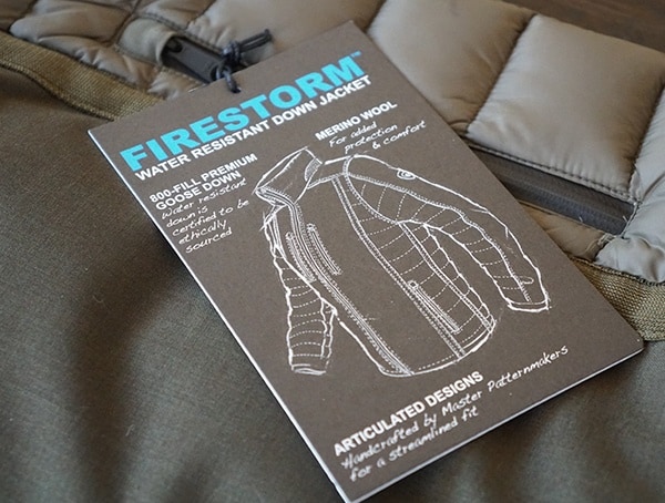 Firestorm Water Resistant Mens Jacket Parka Tag