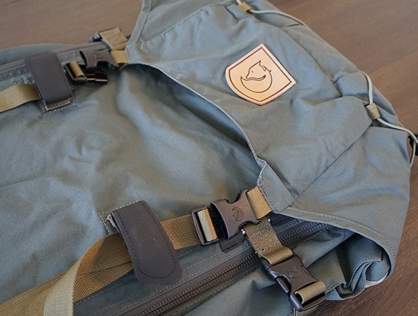 Fjallraven Kajka Backpack Lid Closed With Straps