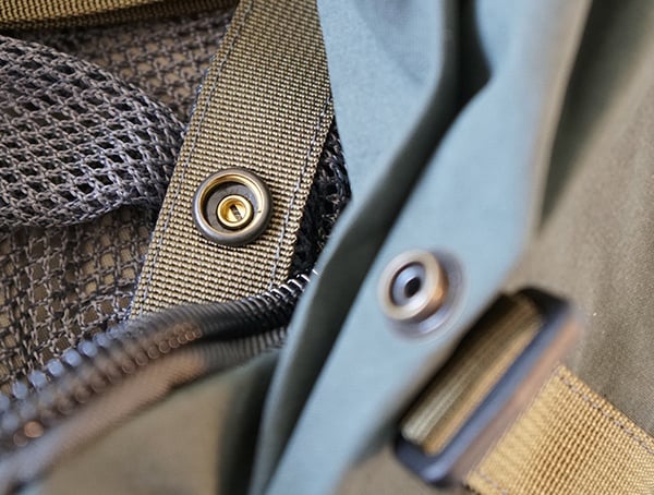 Fjallraven Kajka Backpack Snap Closures