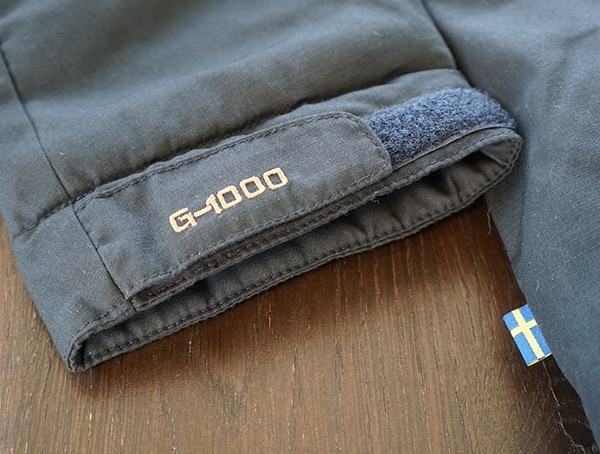 Fjallraven Skogso Padded Jacket G 1000 Detail With Velcro Wrist Closure