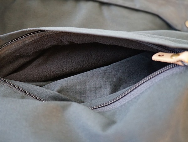 Fjallraven Skogso Winter Mens Jacket Pocket Open