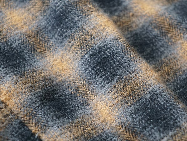 Flannel Dakota Grizzly Tripp Travel Coat For Men Fabric Around Collar