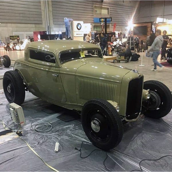 Flat Green Paint Custom Badass Rat Rod Ideas With Black Rims