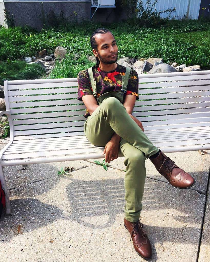 Floral Shirt Mens Overall