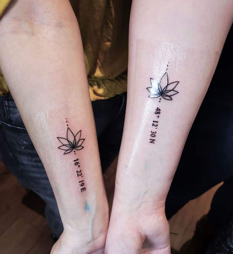Flower Friendship Tattoo