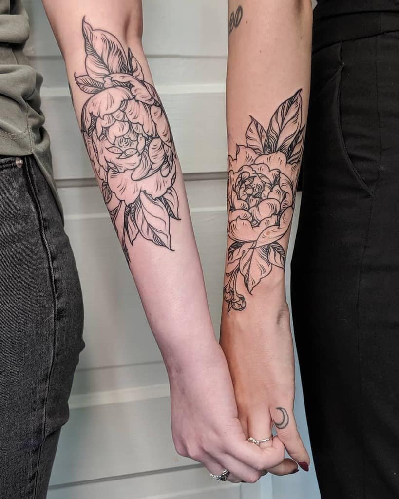 Flower Friendship Tattoo