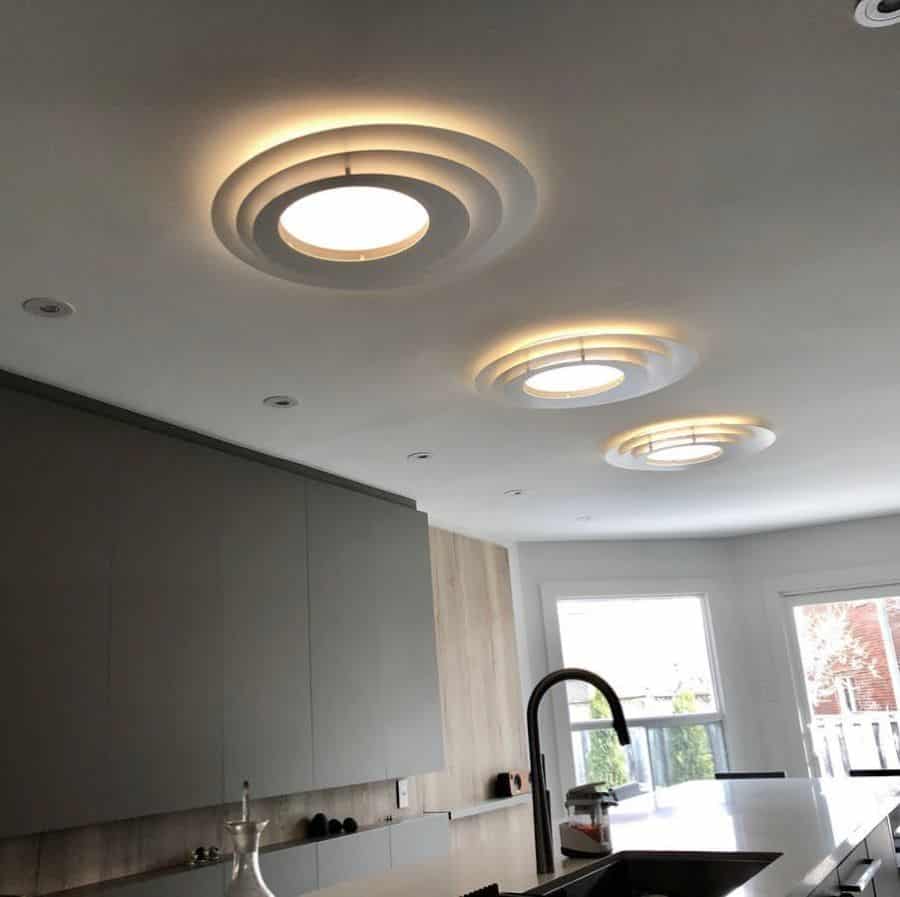 flush mount kitchen lighting ideas