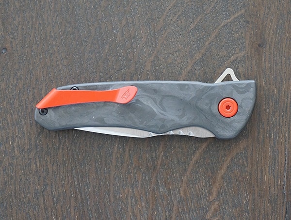 Folded Rear Buck Knives Sprint Pro Knife
