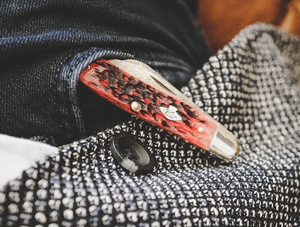 Folding Knife Reviews Case Crimson Bone Peach Seed Jig Stockman