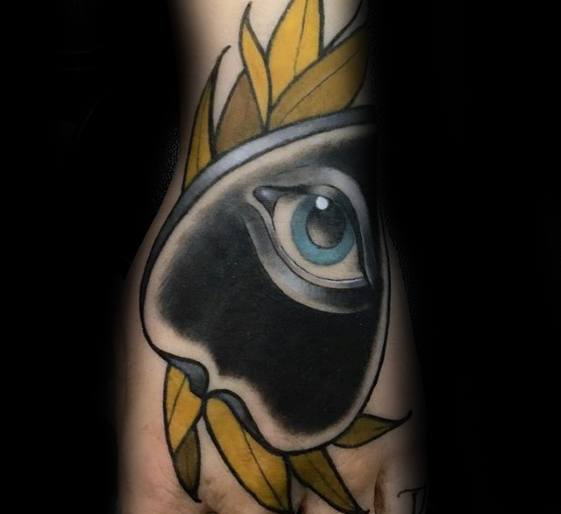 Foot Planchette Tattoo Designs For Guys