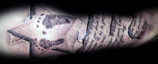 Footprint Tattoos For Men