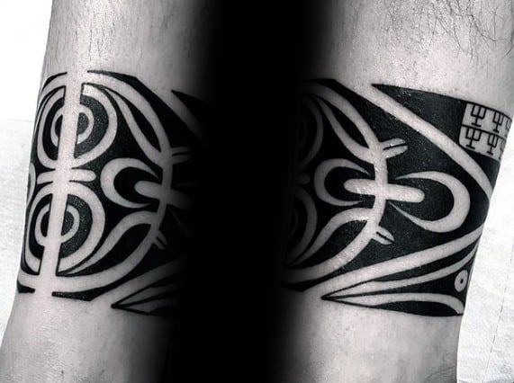 Forearm Band Badass Tribal Guys Tattoo Ideas