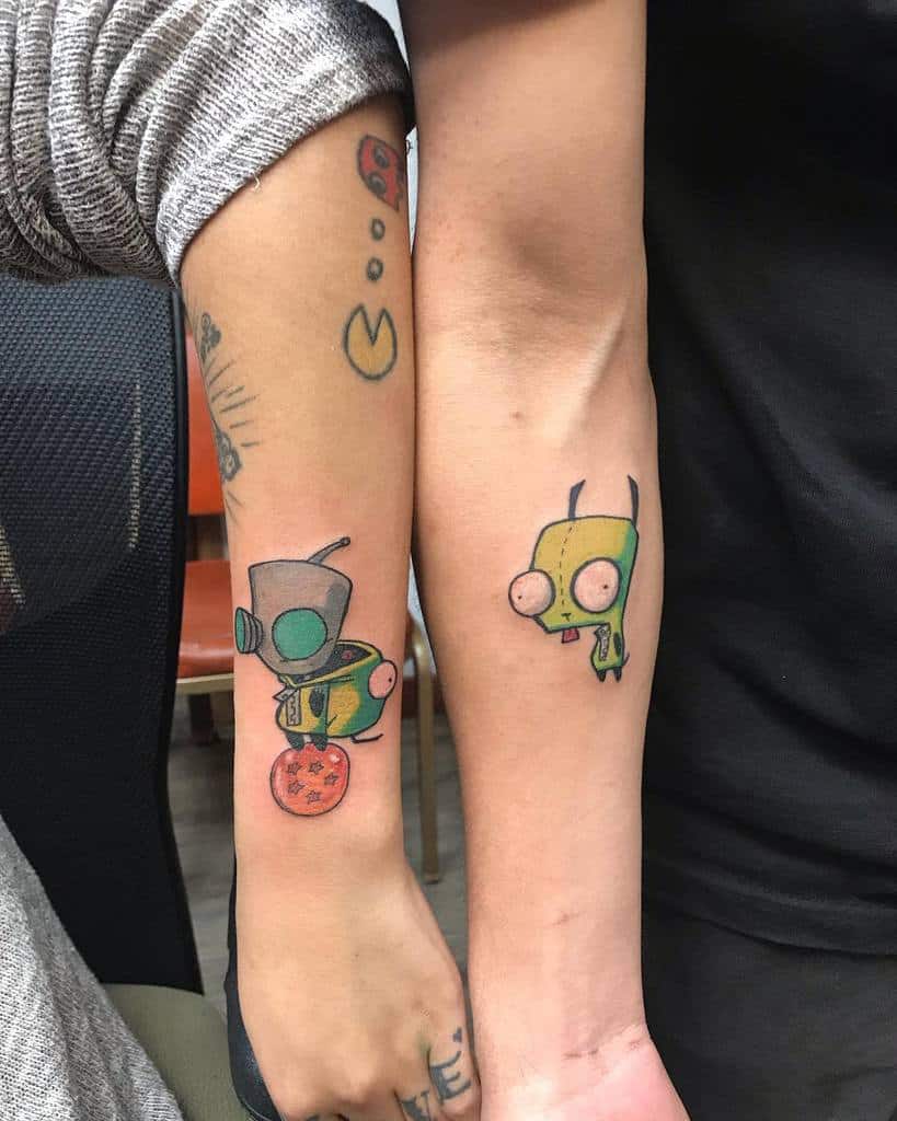 forearm-cartoona-bestfriend-tattoo-johnislandink