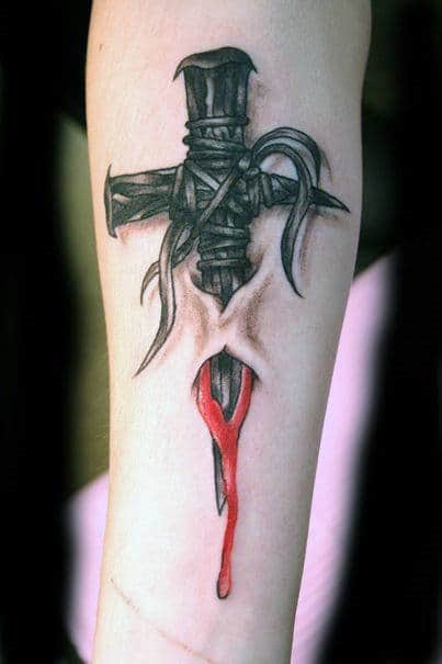 forearm-cross-tattoos-for-men