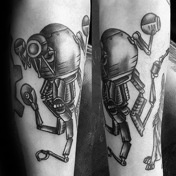 Forearm Fallout Tattoo Video Game Designs For Males