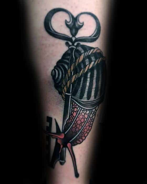 Forearm Incredible Snail Tattoos For Men