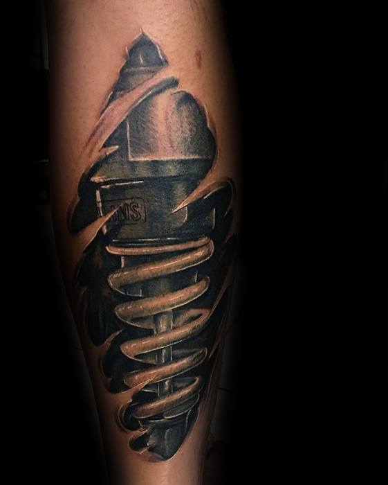 Forearm Mens Suspension Tattoo Ideas