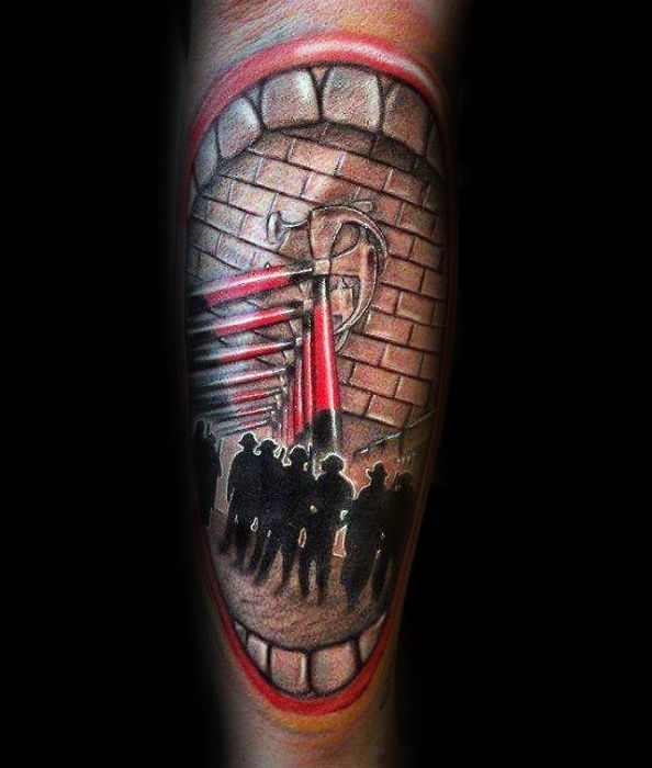 Forearm Music Pink Floyd Male Tattoos